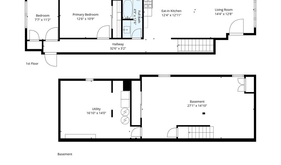 104 BROADWAY #1, Bayonne, NJ 07002 - 2 Beds, 1 Bath