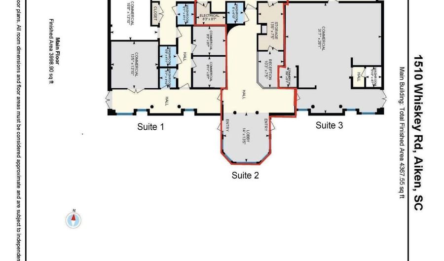 1510 Whiskey Rd Suite 2, Aiken, SC 29803 - 0 Beds, 1 Bath