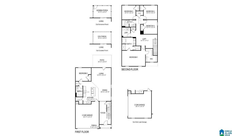 305 CREEK BEND Ln, Alabaster, AL 35007 - 5 Beds, 3 Bath