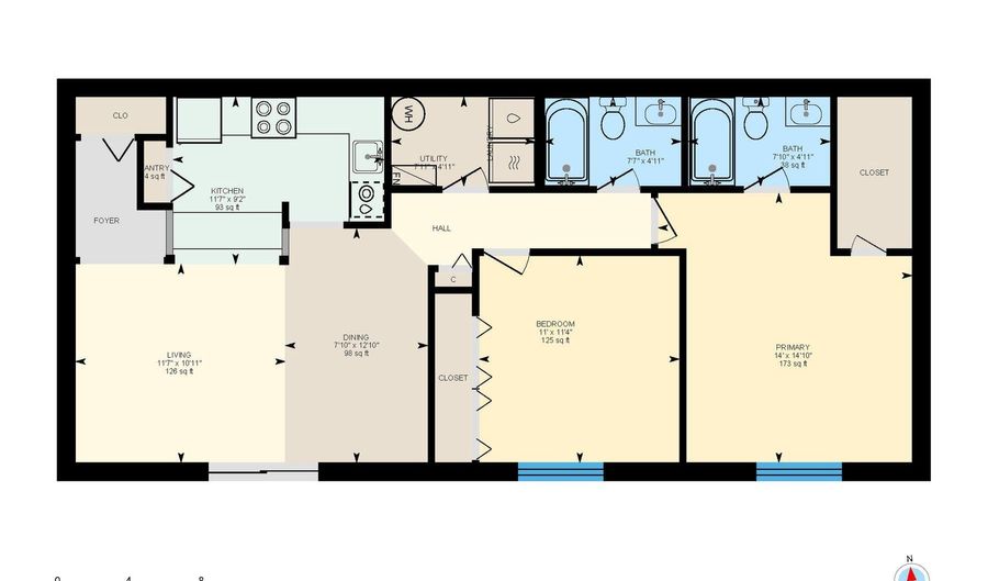8384 BROCKHAM Dr 29/84K, Alexandria, VA 22309 - 2 Beds, 2 Bath