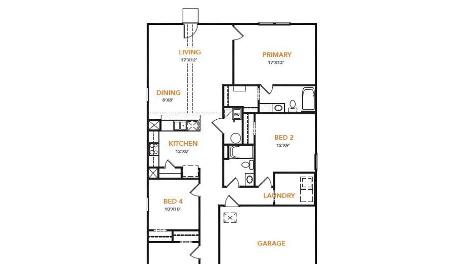 154 Sienna Dr, Alvord, TX 76225 - 4 Beds, 2 Bath
