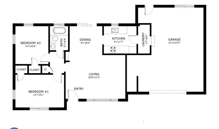 3279 ORIOLE St, Springfield, OR 97477 - 2 Beds, 1 Bath