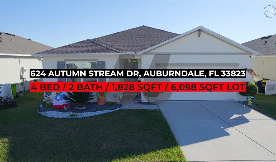 624 AUTUMN STREAM Dr, Auburndale, FL 33823 - 4 Beds, 2 Bath