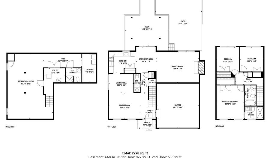 3204 LANHAM Dr, Abingdon, MD 21009 - 3 Beds, 4 Bath