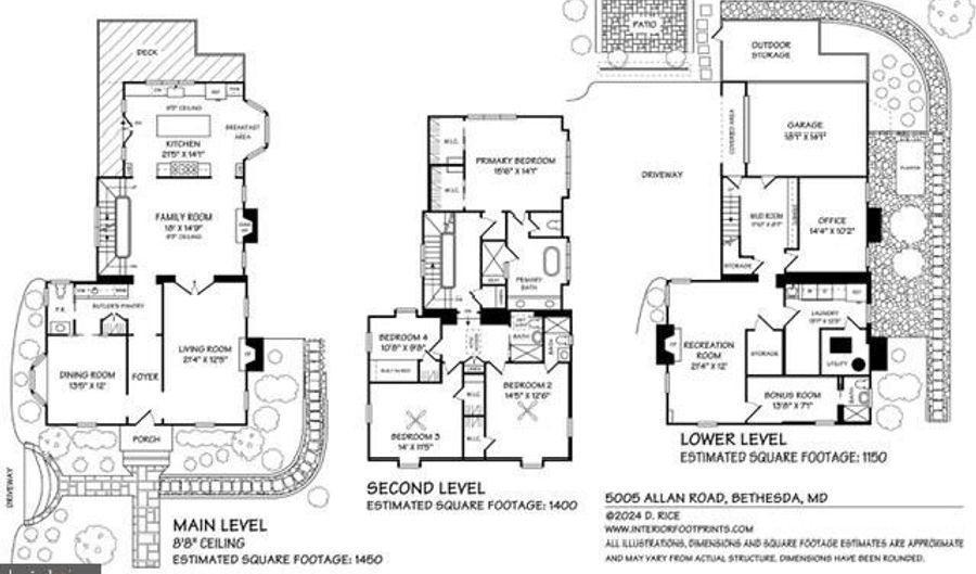 5005 ALLAN Rd, Bethesda, MD 20816 - 5 Beds, 4 Bath