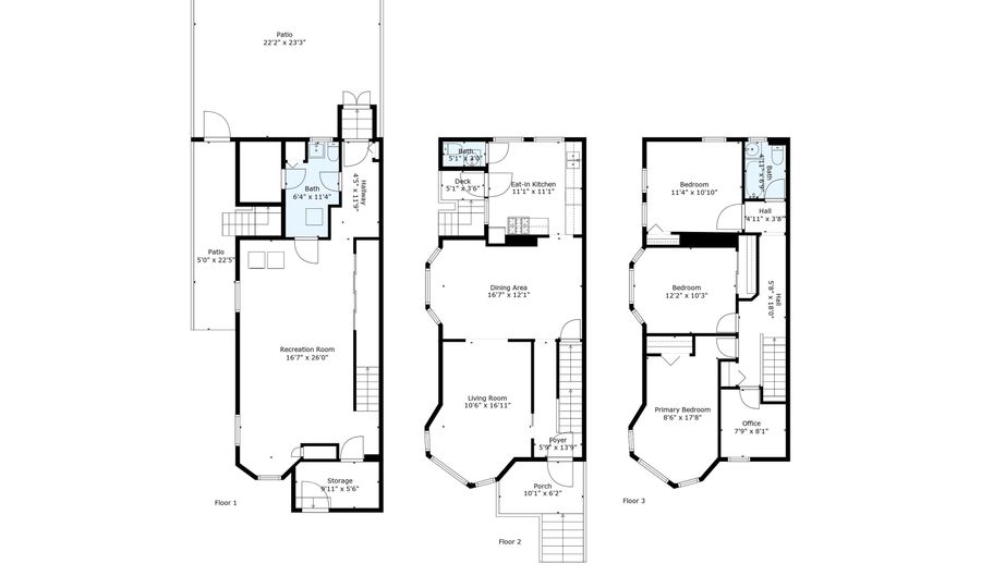 154 BROADWAY, Bayonne, NJ 07002 - 4 Beds, 3 Bath