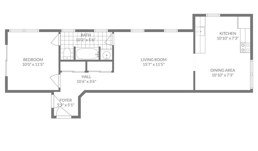 55 M St NW #406, Washington, DC 20001 - 1 Beds, 1 Bath