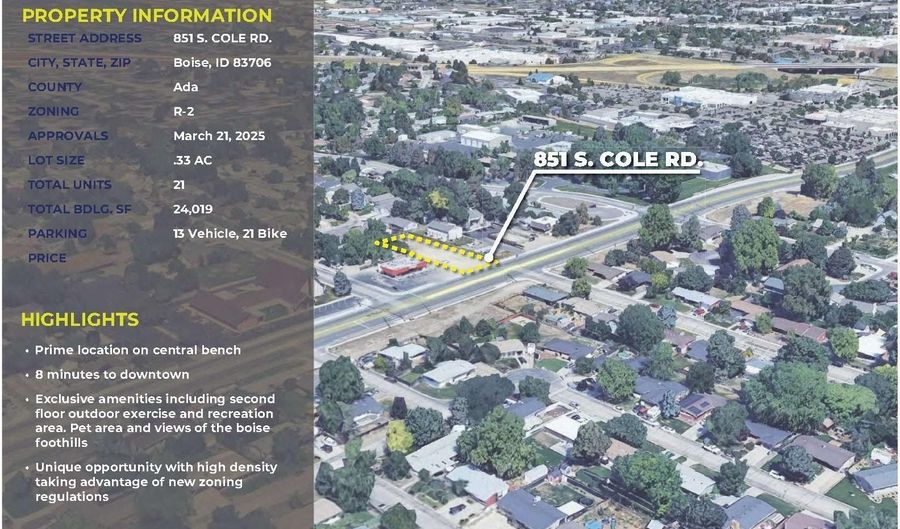 851 S Cole Rd, Boise, ID 83709 - 0 Beds, 0 Bath