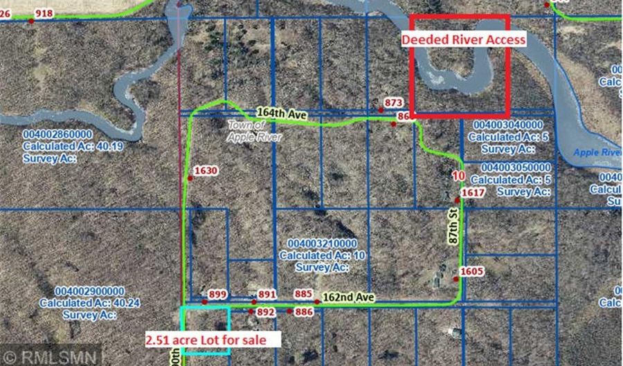 Tbd 162nd Street, Apple River, WI 54001 - 0 Beds, 0 Bath