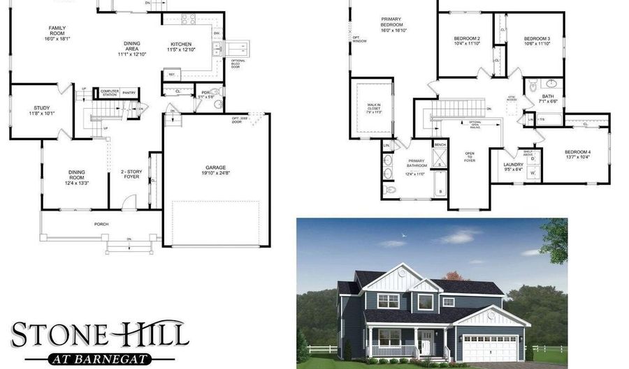 Trinity Court Pelican Model, Barnegat, NJ 08005 - 4 Beds, 3 Bath