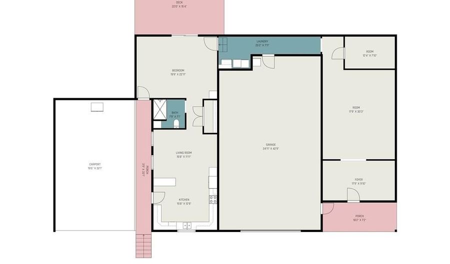 1473 Highway 41 S, Barnesville, GA 30204 - 1 Beds, 1 Bath