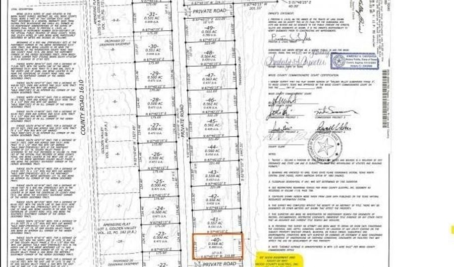 186 Private Road 5617 Golden Valley Xing, Alba, TX 75410 - 0 Beds, 0 Bath