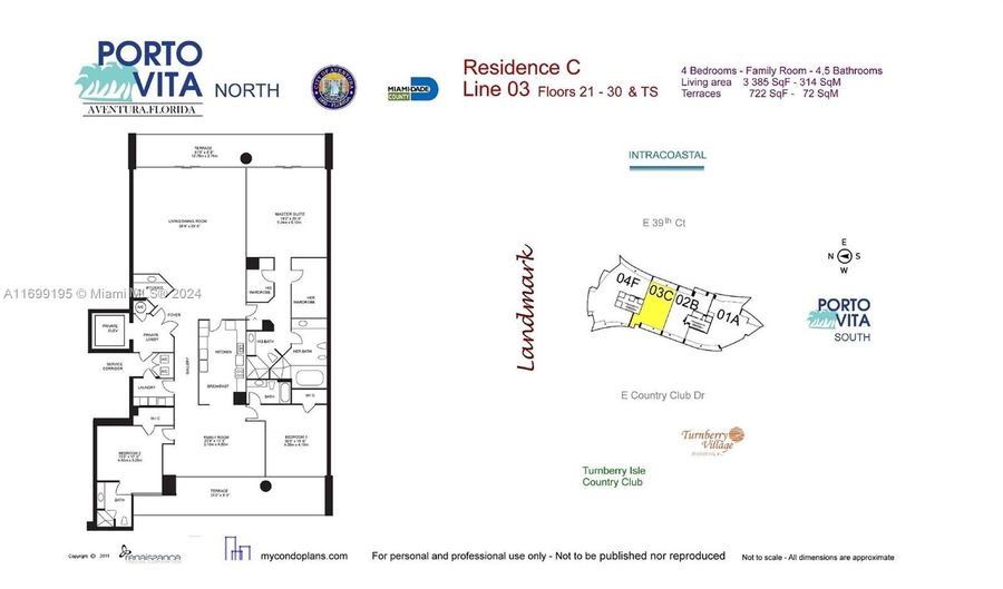 20155 NE 38th Ct 2903, Aventura, FL 33180 - 3 Beds, 5 Bath