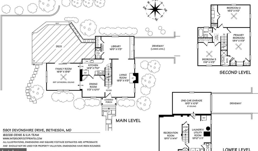 5901 DEVONSHIRE Dr, Bethesda, MD 20816 - 3 Beds, 4 Bath