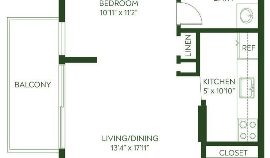 204 IDLEWILD Rd 1B, Bel Air, MD 21014 - 1 Beds, 1 Bath