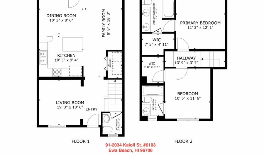 91-2034 Kaioli St 6103, Ewa Beach, HI 96706 - 2 Beds, 3 Bath