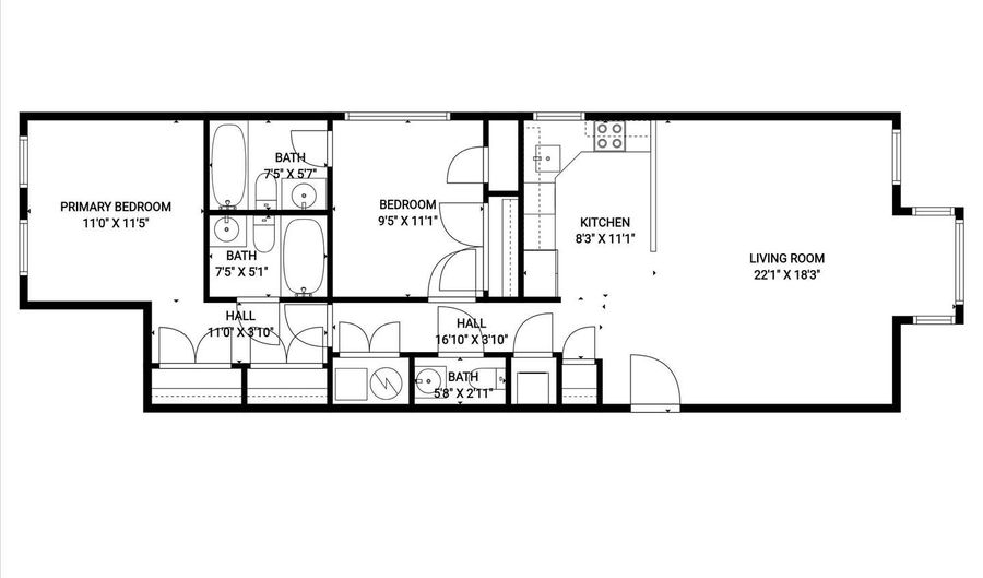 911 KENNEDY St NW #1, Washington, DC 20011 - 2 Beds, 3 Bath