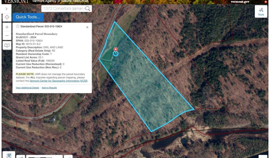 1372 Comerford Dam Rd, Barnet, VT 05821 - 2 Beds, 1 Bath
