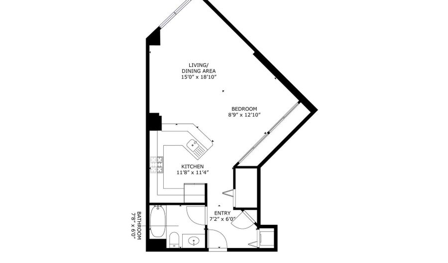 3101 N HAMPTON Dr 1519, Alexandria, VA 22302 - 0 Beds, 1 Bath