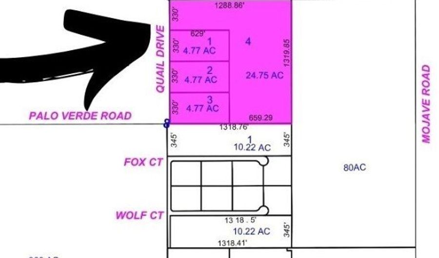 2721 N Quail Dr, Amargosa Valley, NV 89020 - 0 Beds, 0 Bath