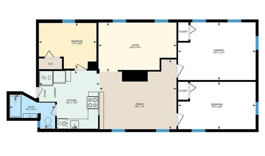 382 Spring St 2, Newport, RI 02840 - 3 Beds, 1 Bath