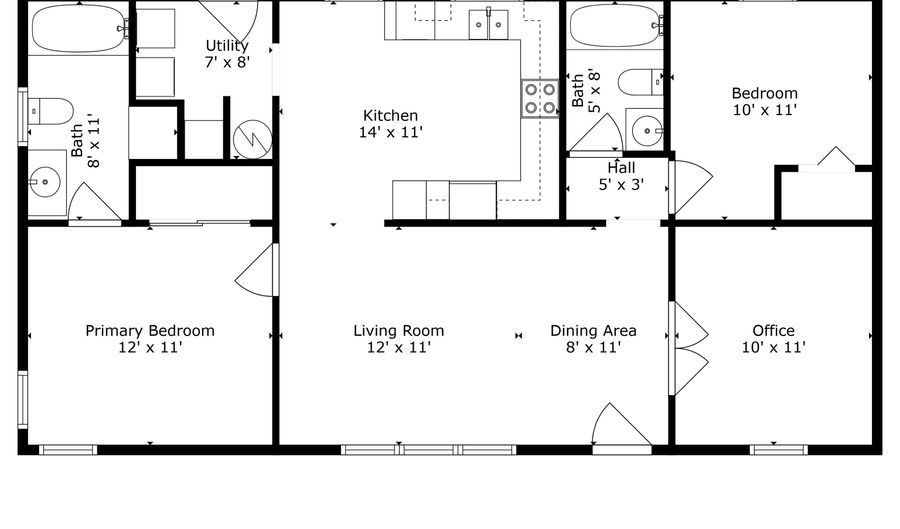 201 Walnut St, Advance, IN 46102 - 2 Beds, 2 Bath