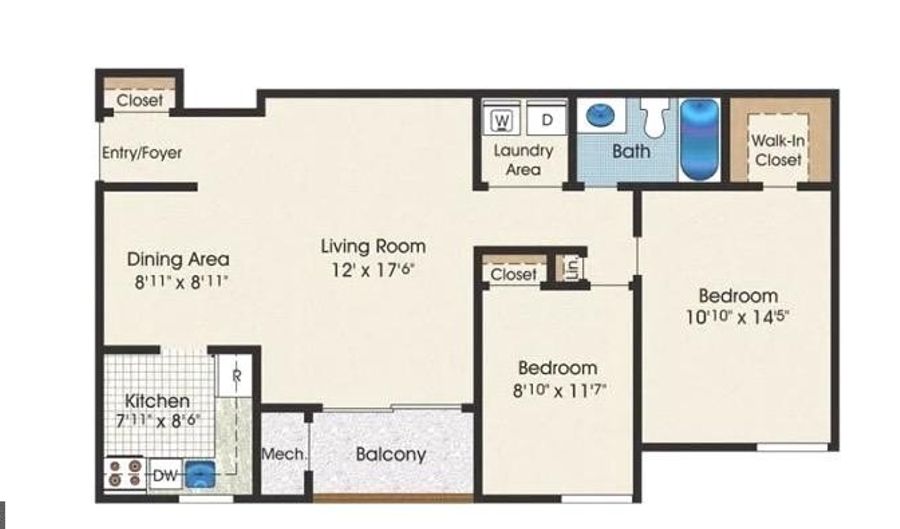 801 COCONUT Ct G, Bel Air, MD 21014 - 2 Beds, 1 Bath