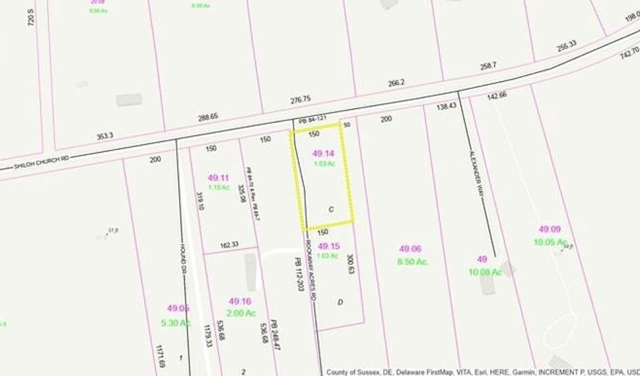 SHILOH CHURCH ROAD, Laurel, DE 19956 - 0 Beds, 0 Bath