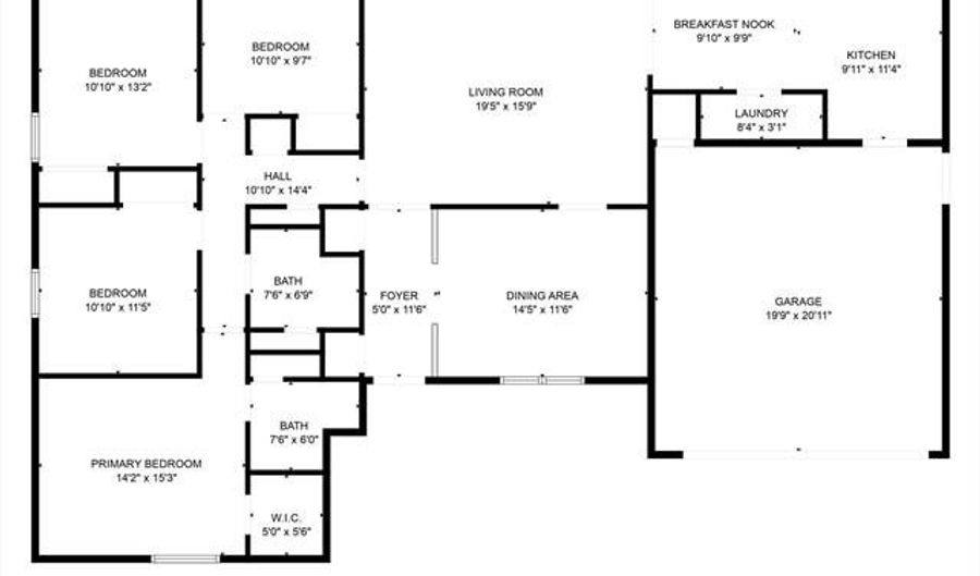 1906 Windstone Dr, Bartlesville, OK 74006 - 4 Beds, 2 Bath