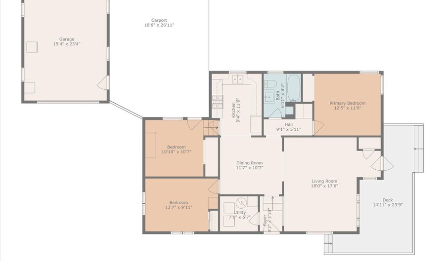 7511 SE Harmony Rd, Milwaukie, OR 97222 - 3 Beds, 1 Bath
