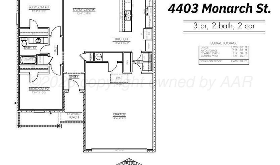 4403 Monarch St, Amarillo, TX 79118 - 3 Beds, 2 Bath