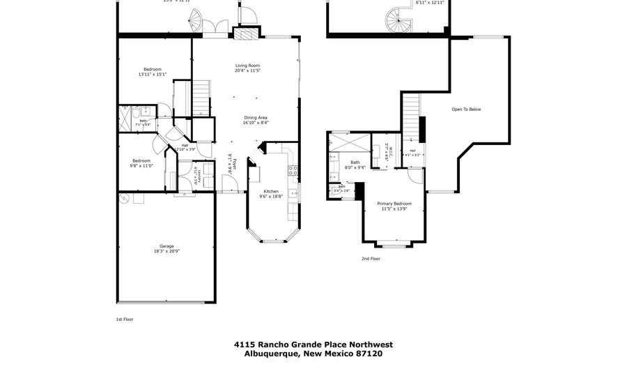 4115 Rancho Grande Pl NW, Albuquerque, NM 87120 - 3 Beds, 2 Bath