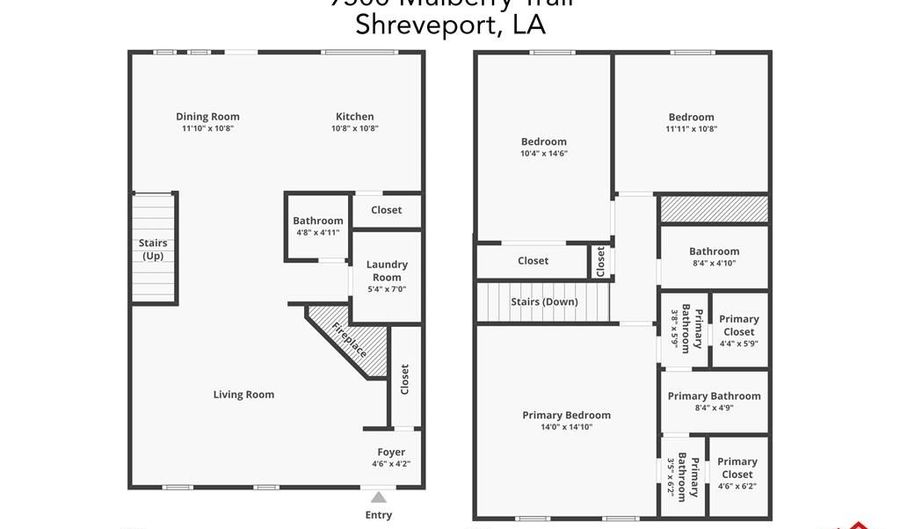 9500 Mulberry, Shreveport, LA 71106 - 3 Beds, 3 Bath