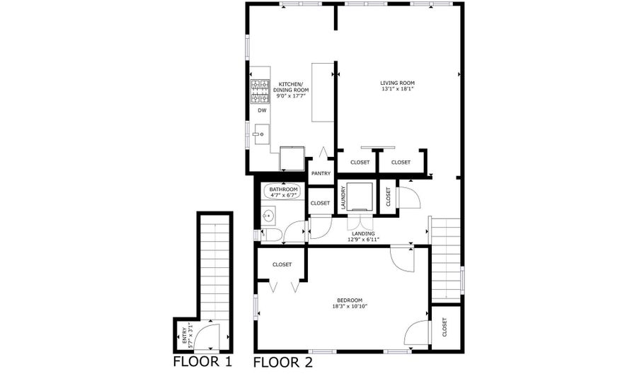 1616 FITZGERALD Ln, Alexandria, VA 22302 - 1 Beds, 1 Bath