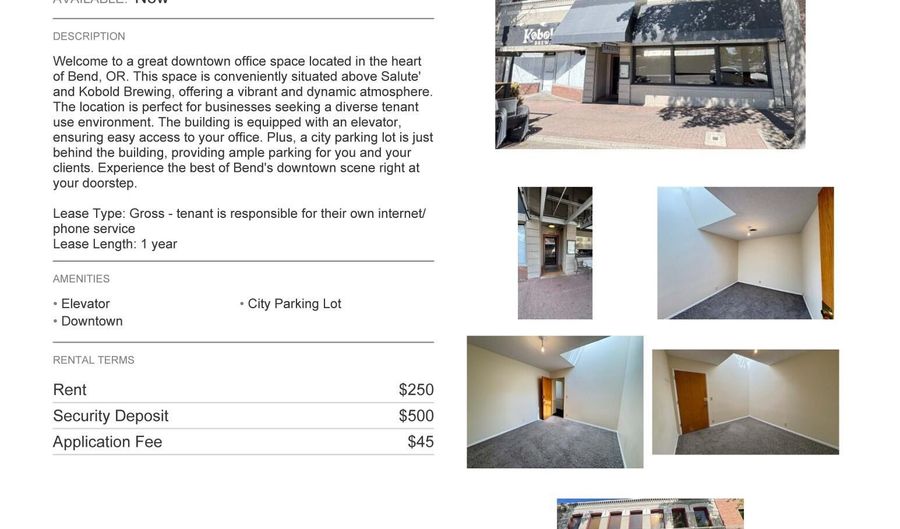 1045 NW Bond St 211, Bend, OR 97703 - 0 Beds, 0 Bath