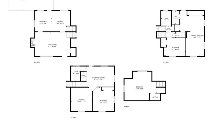4908 ERIE St, Annandale, VA 22003 - 4 Beds, 3 Bath