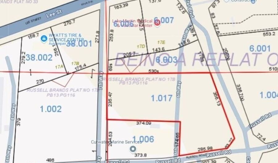 Parcel 17 remain Russell Road, Alexander City, AL 35010 - 0 Beds, 0 Bath