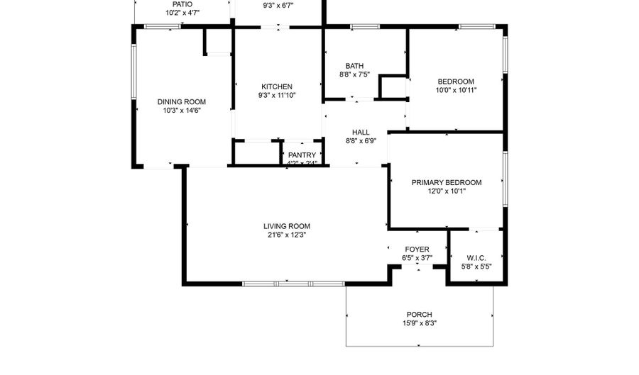 4036 Dinglewood Ave, Charlotte, NC 28205 - 2 Beds, 1 Bath