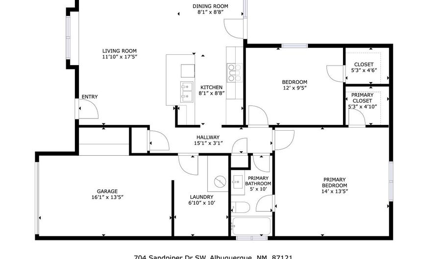 704 Sandpiper Dr SW, Albuquerque, NM 87121 - 2 Beds, 1 Bath