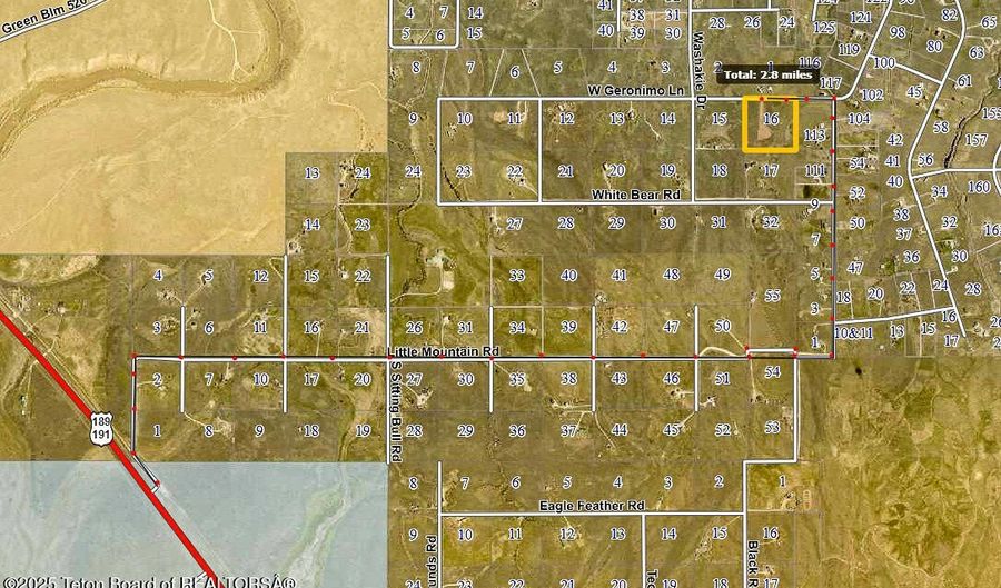 W GERONIMO Lane lot 16, Daniel, WY 83115 - 0 Beds, 0 Bath