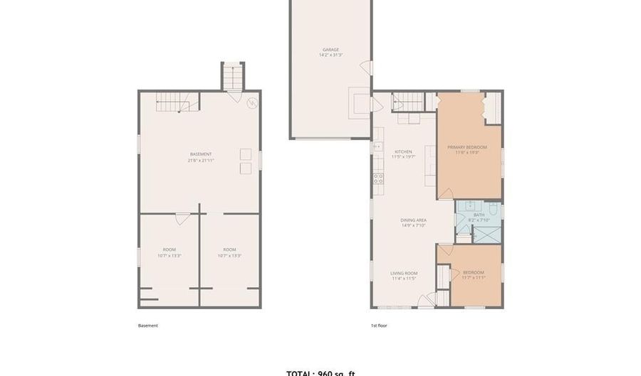 1958 Cranston St, Cranston, RI 02920 - 2 Beds, 1 Bath
