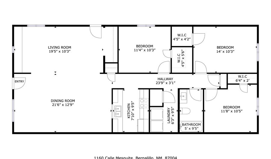 1160 Calle Mesquite, Bernalillo, NM 87004 - 3 Beds, 1 Bath