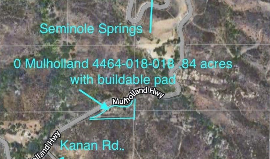 Mulholland Hwy APN 4464-018-018, Agoura, CA 91301 - 0 Beds, 0 Bath