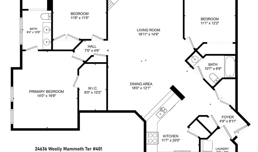 24636 WOOLLY MAMMOTH Ter 401, Aldie, VA 20105 - 3 Beds, 2 Bath
