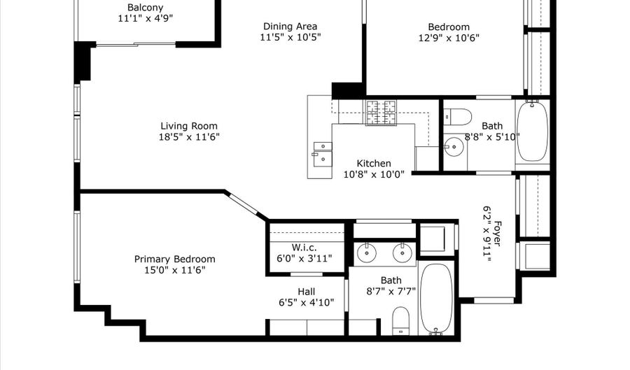 820 N POLLARD St 511, Arlington, VA 22203 - 2 Beds, 2 Bath