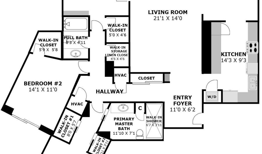 5904 MOUNT EAGLE Dr 108B, Alexandria, VA 22303 - 3 Beds, 2 Bath