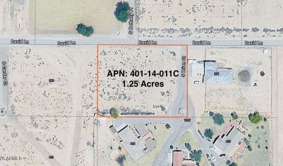 1035 W DAVID Ln, Casa Grande, AZ 85194 - 0 Beds, 0 Bath
