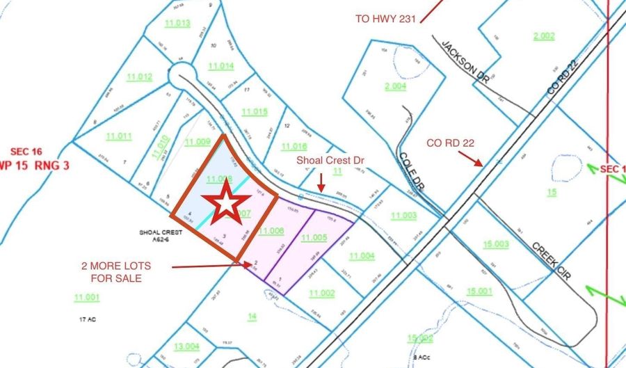 SHOAL CREST DRIVE lot 3 And 4, Ashville, AL 35953 - 0 Beds, 0 Bath