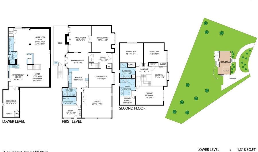 3 Larissa Ct, Airmont, NY 10952 - 6 Beds, 4 Bath