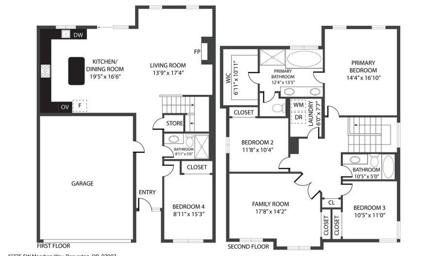 12725 SW MOORHEN Way, Beaverton, OR 97007 - 4 Beds, 3 Bath